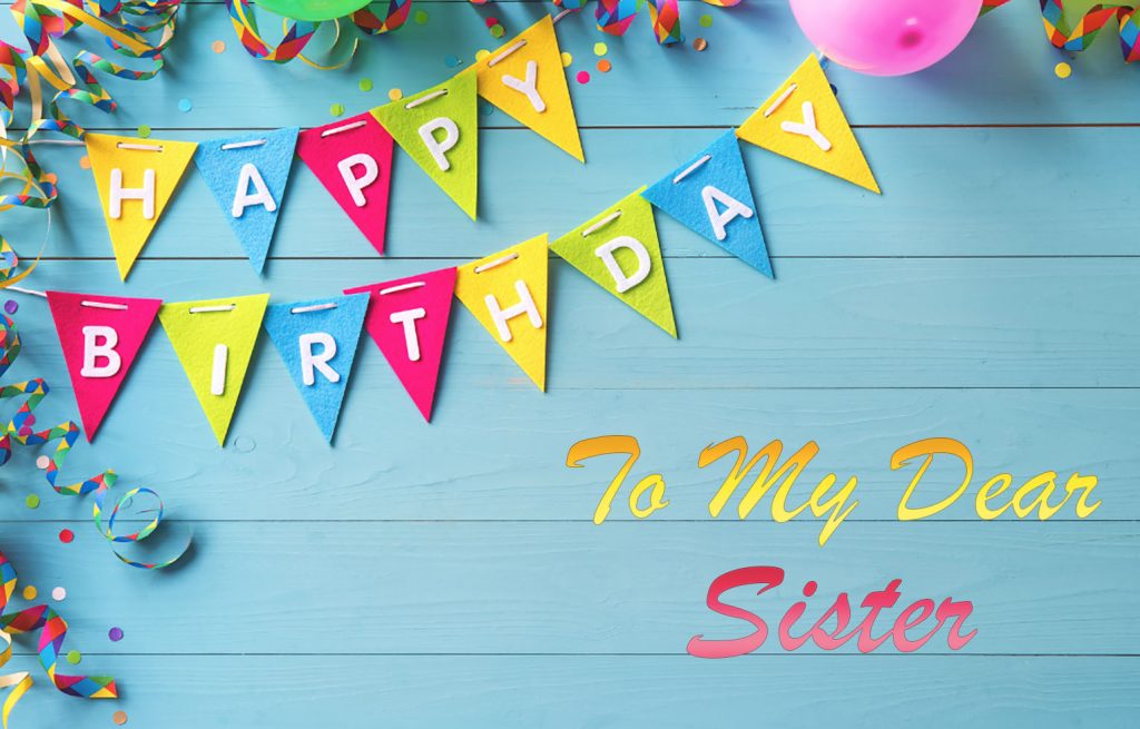 Happy birthday Sister HD Images