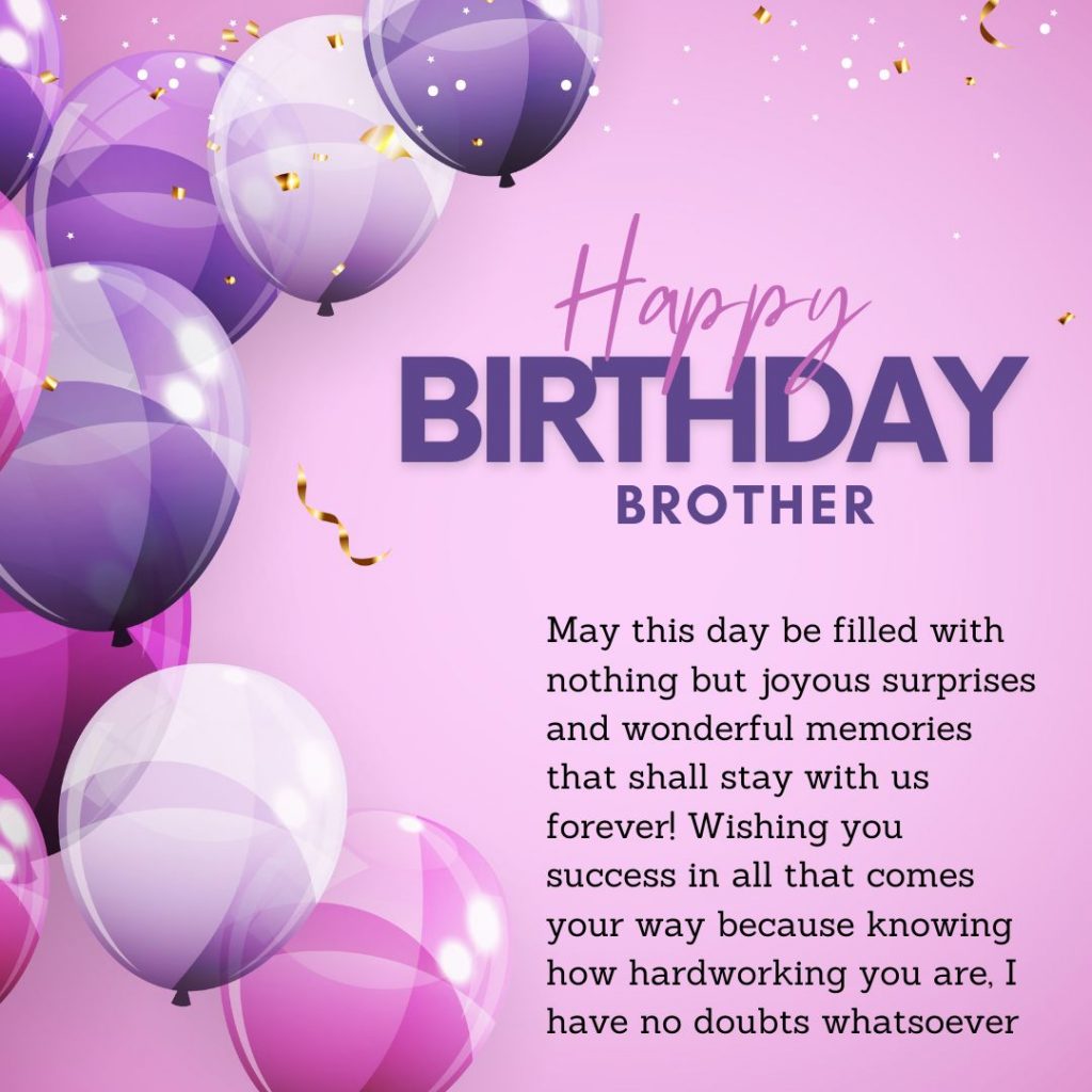 Best Heart Touching Birthday Messages for Bro