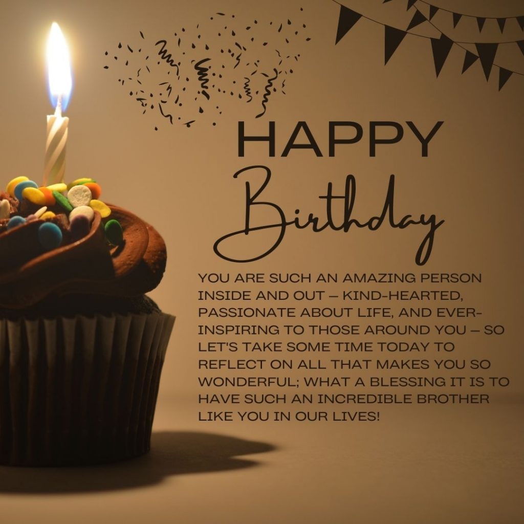 Touching wishes for Brother's Birthday