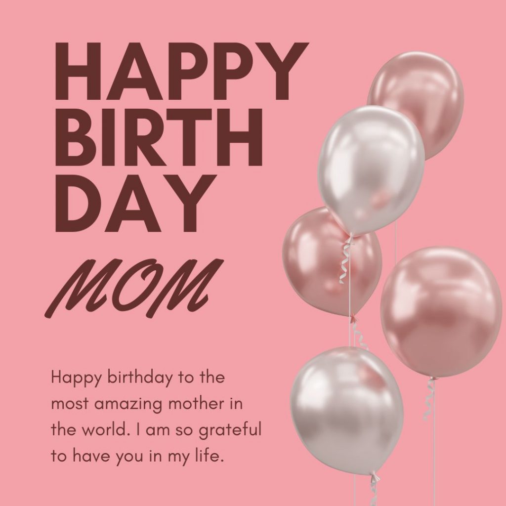 Happy Birthday Heartfelt Wishes to Mom