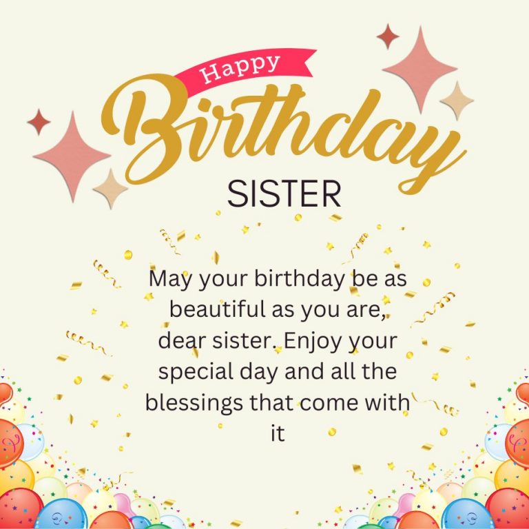 Heart Touching Birthday Wishes for Sister, Also Get the Best Wishes ...