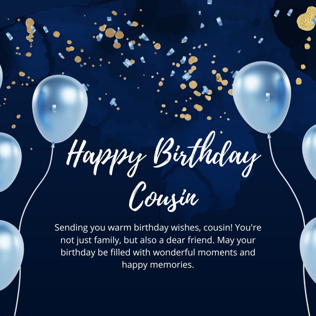 Happy Birthday Cousin Wishes