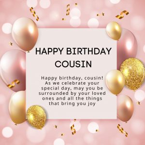 Best Happy Birthday Wishes for Cousin, Also get birthday wishes with ...