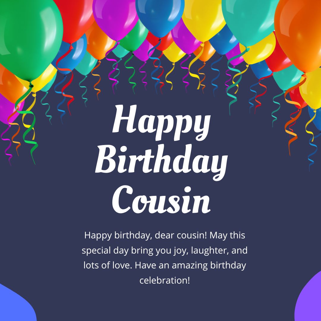 Best Happy Birthday Wishes for Cousin, Also get birthday wishes with ...