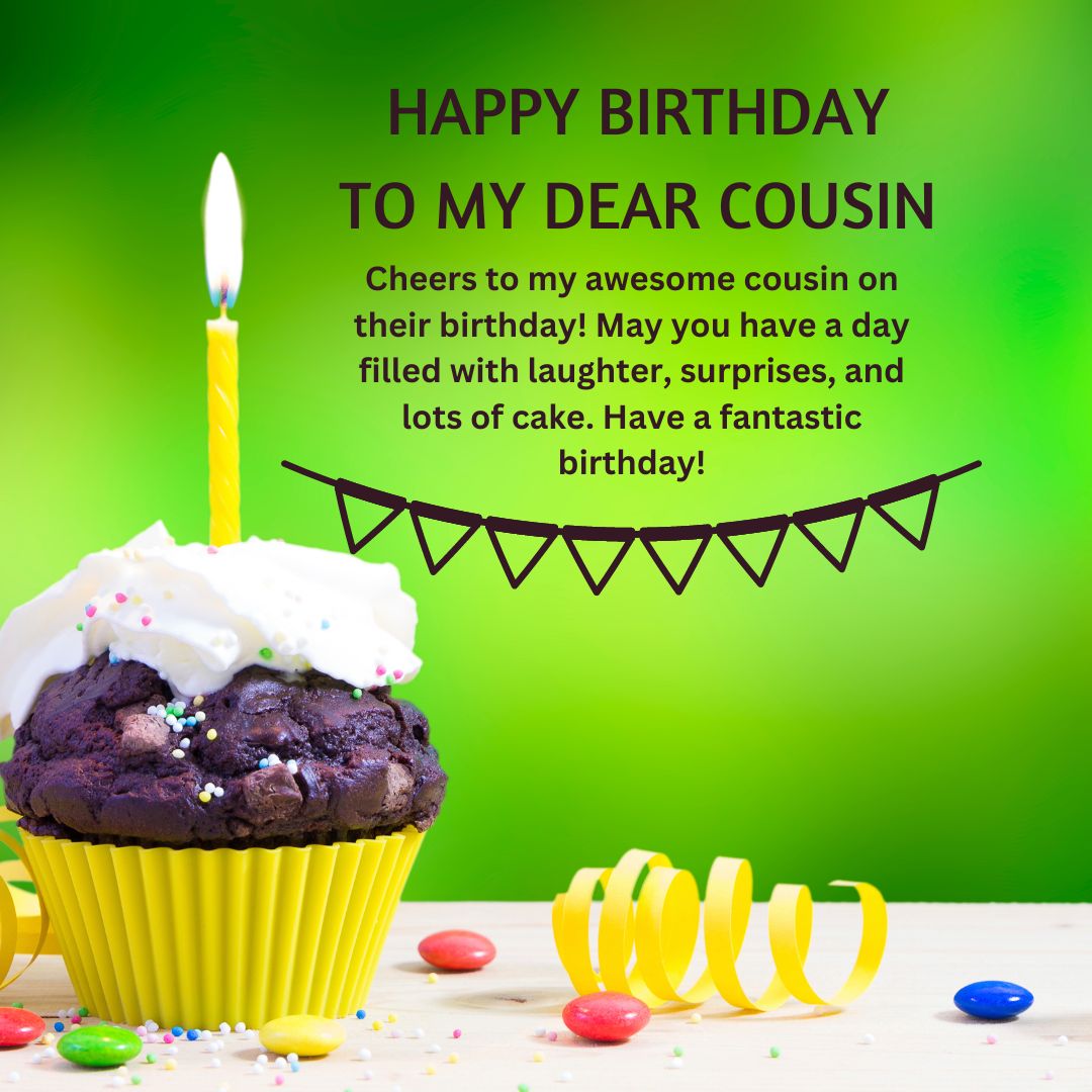 Best Happy Birthday Wishes For Cousin, Also Get Birthday Wishes With ...