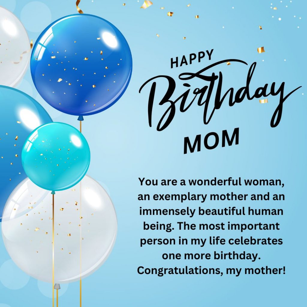 Happy Birthday Mom Wishes with Images