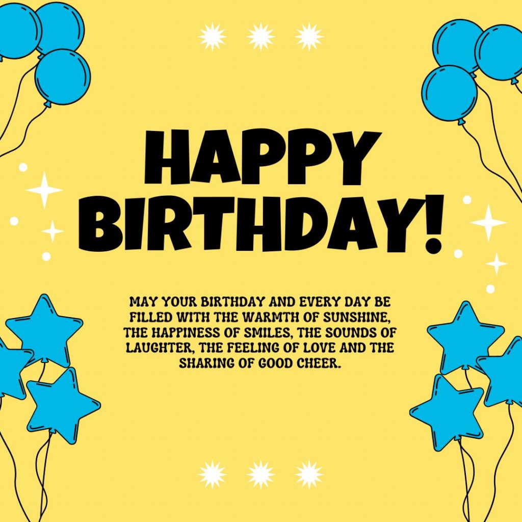 Simple Happy Birthday Wishes with Images