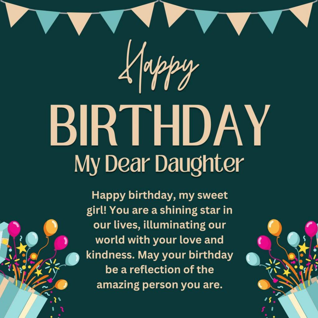 Happy Birthday My Dear Daughter Wishes