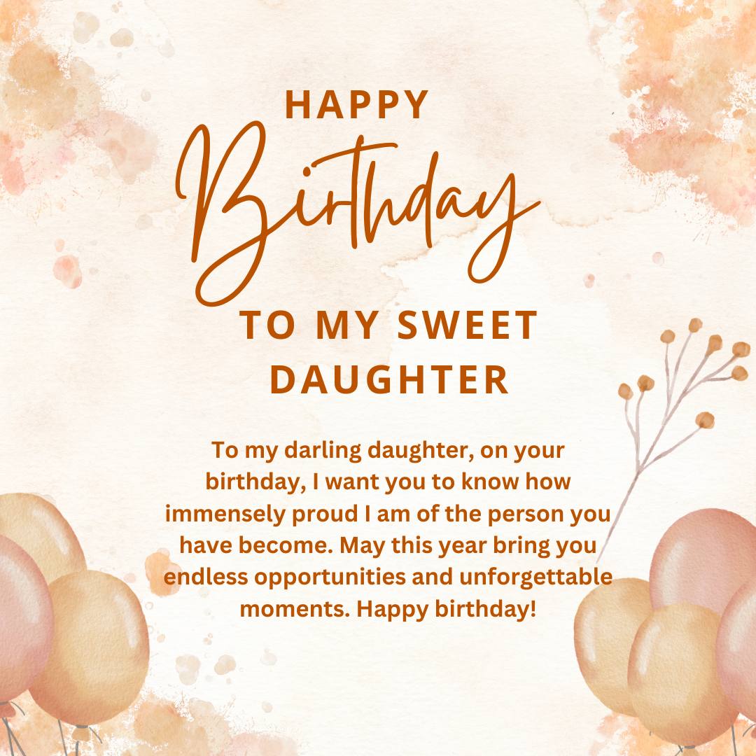 Happy Birthday Wishes For Daughter, Get the Best Birthday Wishes with ...