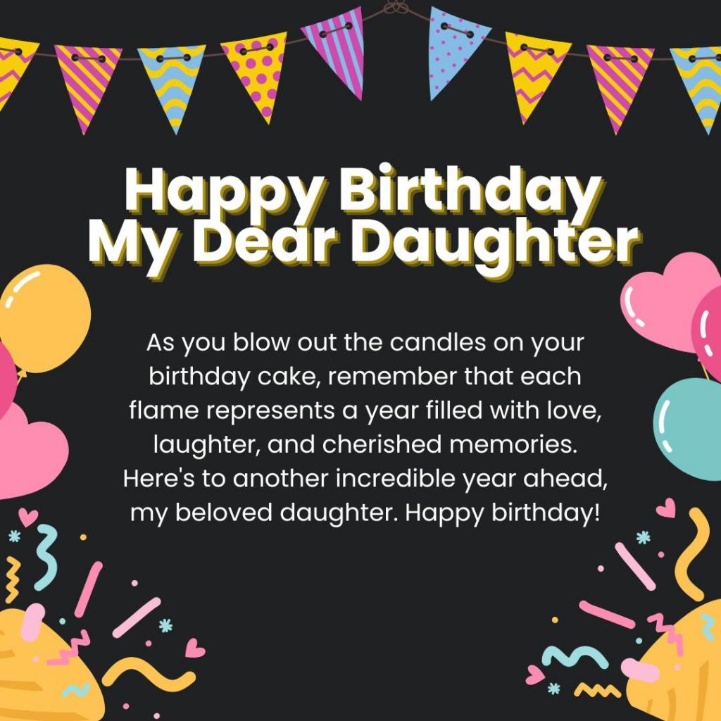 Happy Birthday Wishes for Daughter with Images