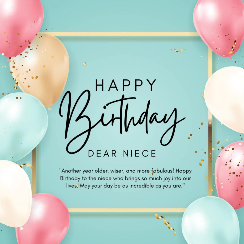 Happy Birthday Dear Niece Wishes