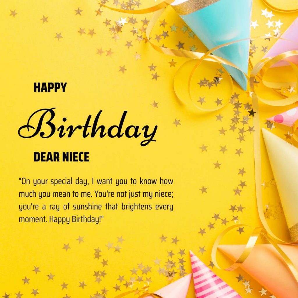 Happy Birthday Dear Niece Wishes with Images