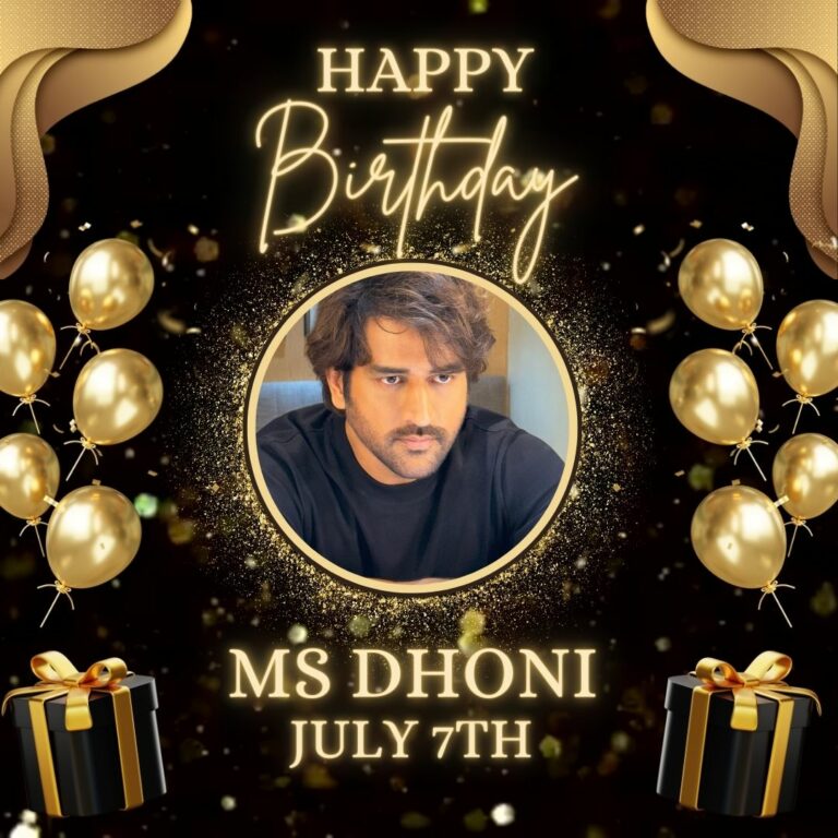 Ms Dhoni Birthday Date, Date Of Birth And Age